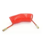 Hot sale Big Coil Red PA Air Brake Hose with Connectors for truck trailer
