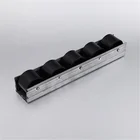 PP-ESD Industrial Steel Roller Track Plastic Wheel Conveyors For Pipe Rack Antistatic Placon Roller Tracks