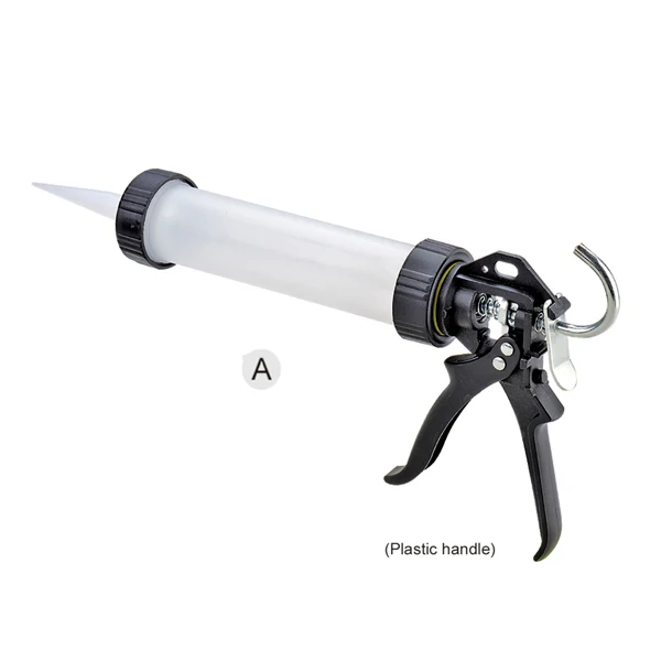 Pneumatic style aluminium tube caulking gun