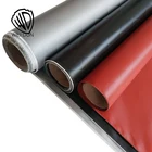 High durability 0.45mm 17oz silicon rubber coated fiberglass fabric cloth