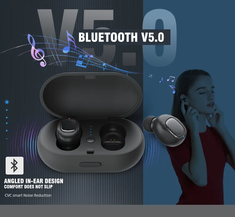 Bluetooths 5.0 earbuds earphone mini tws wireless earphone earbuds with charging case - ANKUX.COM