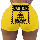Wap 2020 New Arrivals Womens Shorts Accept Oem Odm High Waist Candy Biker Wap Shorts Snack Shorts
