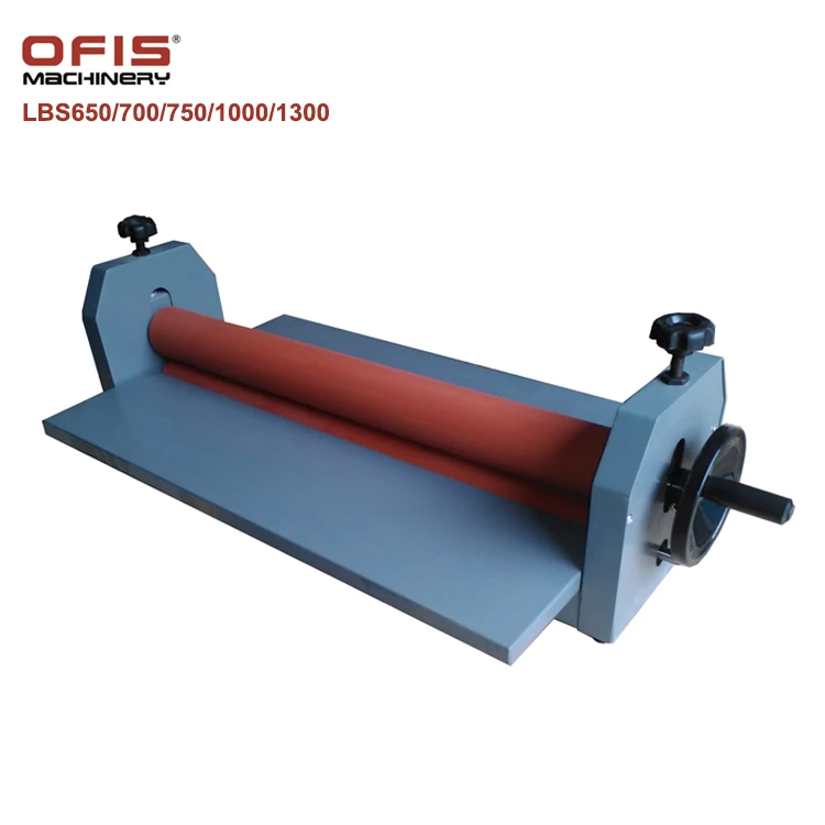 OFIS 750mm Manual Cold Roll Laminating Machine for Office Printing Shop Use