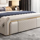 Luxury Bed Luxury Bed New Model Modern European Bedroom Furniture Luxury Leather Double Bed