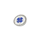 metal badge craft flower shaped pin badge plastic backside pin making rubber badge with your own design