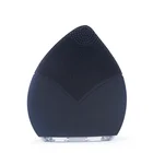 Sonic Facial Cleansing Silicone Brush Electric Waterproof Pores Acne Cleaning Tools with Mild Heat