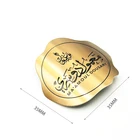 Custom wine bottle label self-adhesive metal sticker packaging label