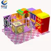small pink colorful toddler soft play equipment indoor playground for kindergarten