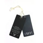 Hole Punched Cardboard Paper Label Hangtag For Cloths(A1-456)