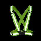 Wholesale high visibility running security safety reflective vests for bicycle colete refletiv