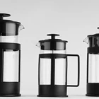 Large High Borosilicate Glass Portable Plastic French Press Coffee Maker