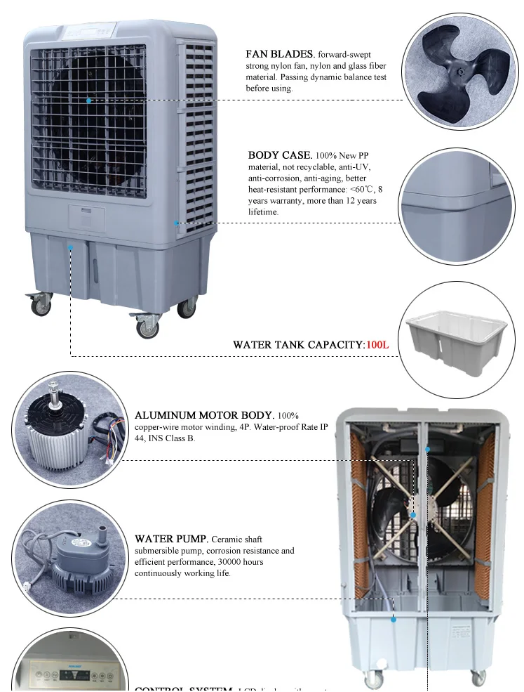 Industrial Portable Humidifier, ce - detail 4