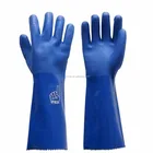 PVC coated working gloves,single dipped,fully coated,smooth finish