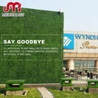 Wall-mounted artificial plants wall simulation boxwood panel topiary hedge plant plastic plant wall