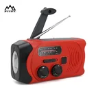 MD-088p All-in-one Supports Hand Crank & Solar Phone Charging Essential Camping Equipment