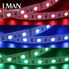 CE ROHS certificated SMD5050 60leds/m 10mm width DC12V/24V 10W RGB led strip light