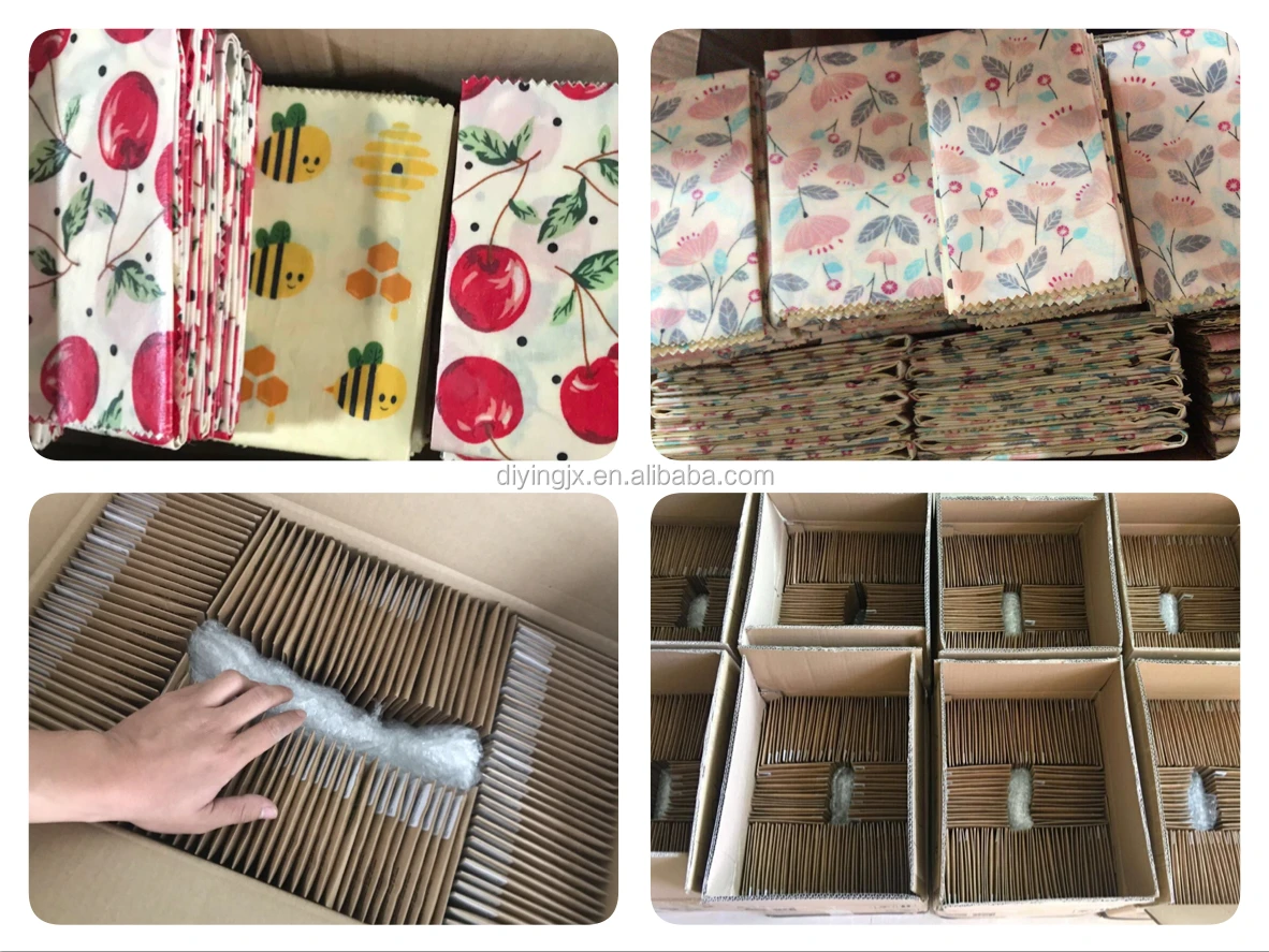 Bees wax wraps packing