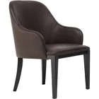 China factory Wooden Furniture Luxury leather french restaurant chairs