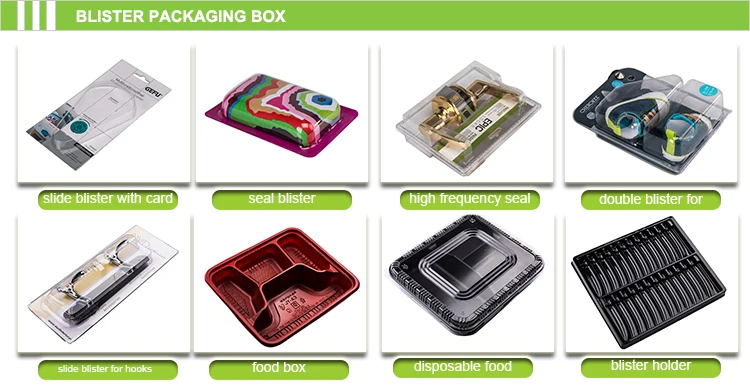double design packaging electronic blister clamshell box for usb