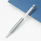 Retail crystal shining ballpoint pen metal fancy pen with custom laser logo YQ0174