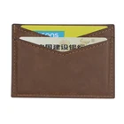 Small MOQ For Amazon Seller Ultra Slim RFID Genuine Leather Wallet Credit Card Holder