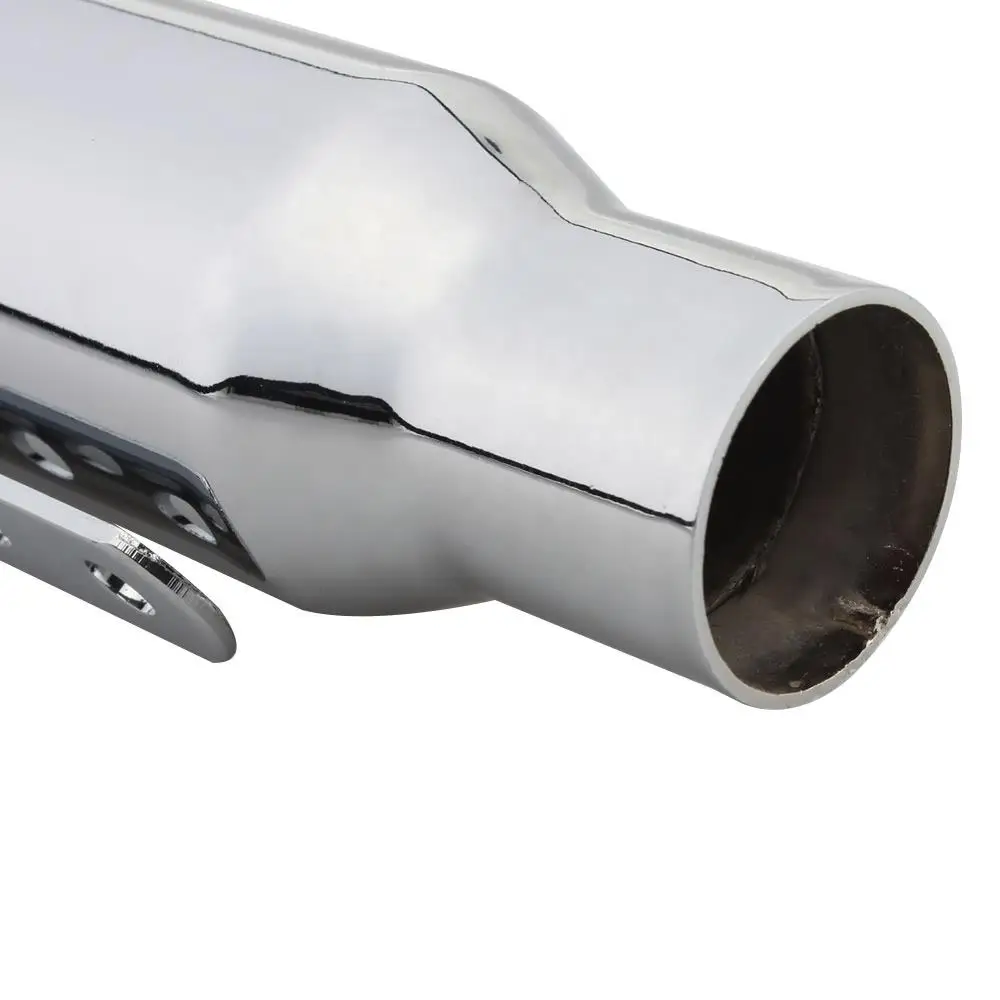 35-43 mm Chrome Black Universal Motorcycle Exhaust Muffler Pipe Fit For Harley Chopper