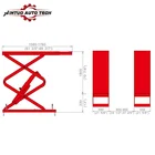 Power Car Car Lift Hydraulic Car Lift Economic Electric/hydraulic Power 3 Ton Mini Inground Scissor Car Lifts
