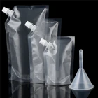 Spout Pouch Packaging Plastic Custom Printed Stand Up Spout Pouch Bags Packaging Plastic Liquid Pouch Bags With Spout