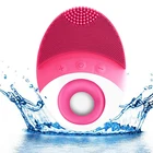 Silicone Facial Cleansing Brush Waterproof Electric Exfoliator Facial Brush for All Skins