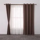 2019 new fire retardant soild plain blackout fireproof curtains prices