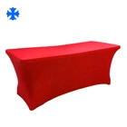 Top-selling customized rectangle conference elastic tablecloth