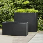 Custom wholesale outdoor large metal plant garden flower pots manufacturers