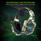 Psp Onikuma K8 Super Cool Camouflage Gaming Headset For PS4 PC Nintendo ISO Android PSP All 3.5mm Device