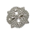 2020 Fashion Cluster Rhinestone Garment Snap Button with Large Faceted Crystals