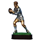 Arts and crafts award football trophy colors resin statue decor sculptures
