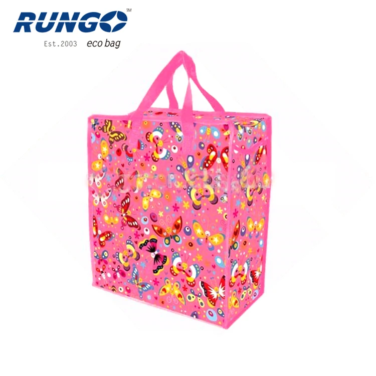 Wholesale Custom High Quality Full Printing Ghana Must Go Bags Pp Woven