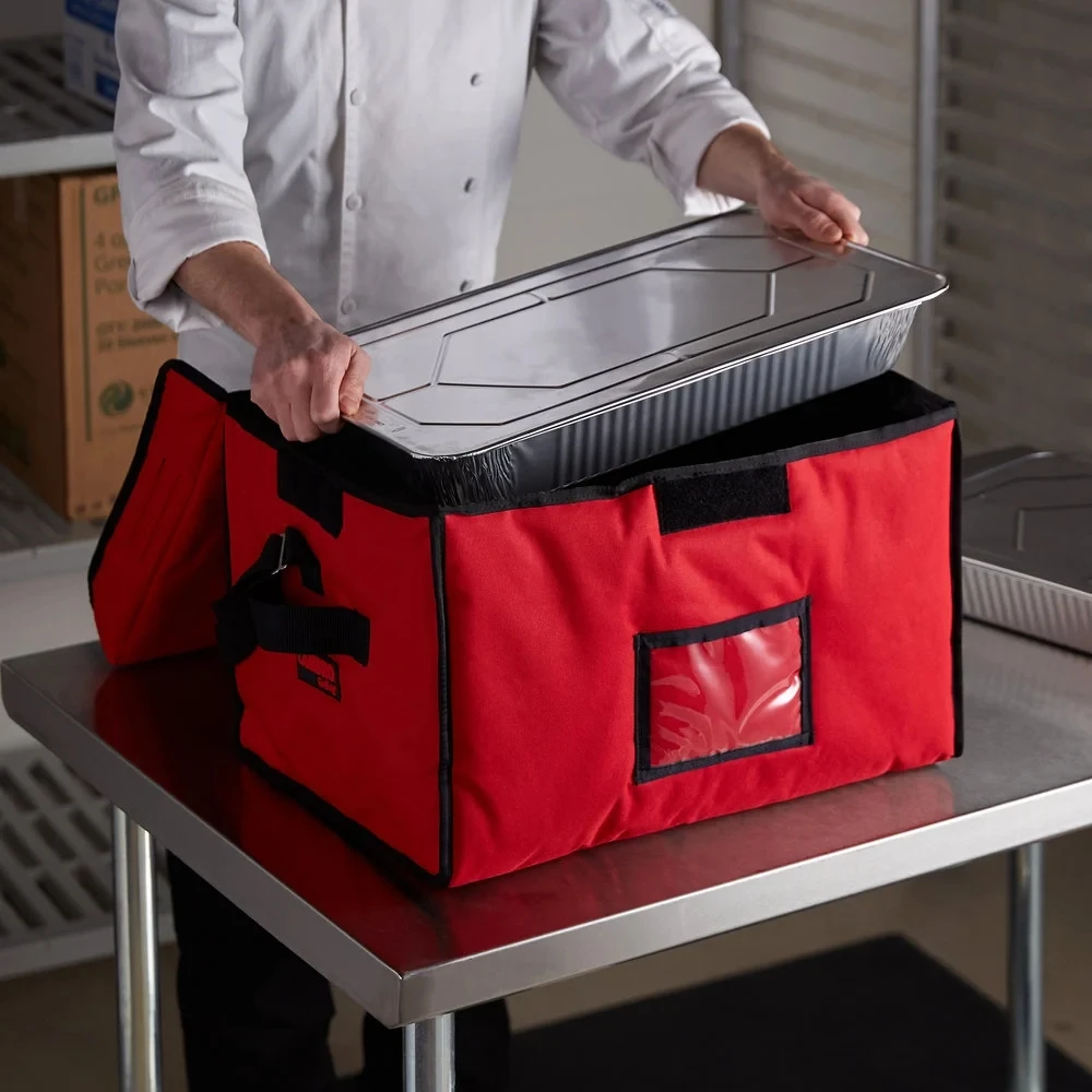 product customized logo thermal pizza large waterproof motorcycle cooler takeaway carrier bags detachable dividers insulated food-2