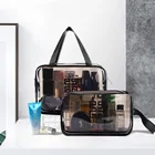 BUBM Carry On Luggage Clear Pouch Travel Cosmetic Makeup Bags