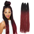 Synthetic Senegalese Nubian Bulk Extension Havana Mambo Twist Crochet Box braids Crochet Braid hair