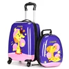 ABS Printed Carry On Trolley School Travel Children Luggage Bag Suitcase for Kids
