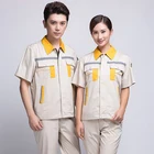 Uniform Workwear Clothes Summer Short Sleeve Working Out Clothes Men Workwear Uniform