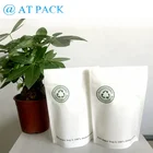 Custom Logo Eco Friendly 100% Biodegradable Kraft Paper Stand Up Ziplock Bag