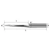 CNC Tungsten Carbide Taper Straight Groove Hard Extra Long Reamer Tool