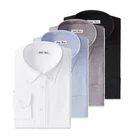 Classic Business Formal Oxford Slim Fit Cotton Office Dress Long Sleeve Man Shirts