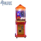 Lollipop twist arcade coin operated candy floss vending prize gift machine with LED lighting for shopping center