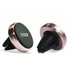 Mini Size Car Phone Holder 360 Degree Rotation Car Air Vent Clip Metal Strong Magnetic Car Phone Holder