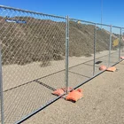 Australia Standard Used Chain Link Iron Fence for Temporary Removable Construction Site Fence