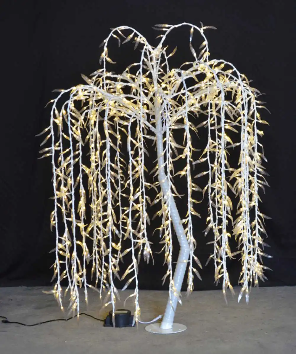 2m warm white led weeping willow tree light, View Weeping willow tree