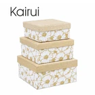 Custom logo hard packaging folding paper box design with printing