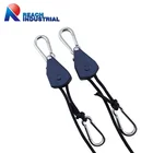 1/8 inch Growing Rope Light Hangers Hydroponic Systems Grow Light Ratchet for Plant Growth Chamber